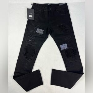 Embellish Black Distressed Skinny Jeans• Men’s Size 30-New